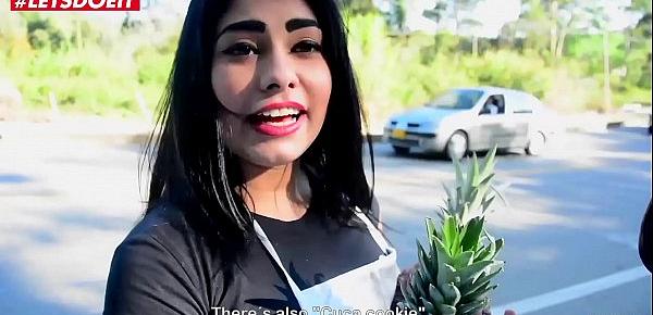  LETSDOEIT - Latina Teen Picked Up From The Side of The Road Gets Big BBC